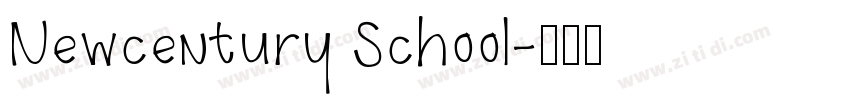 Newcentury School字体转换